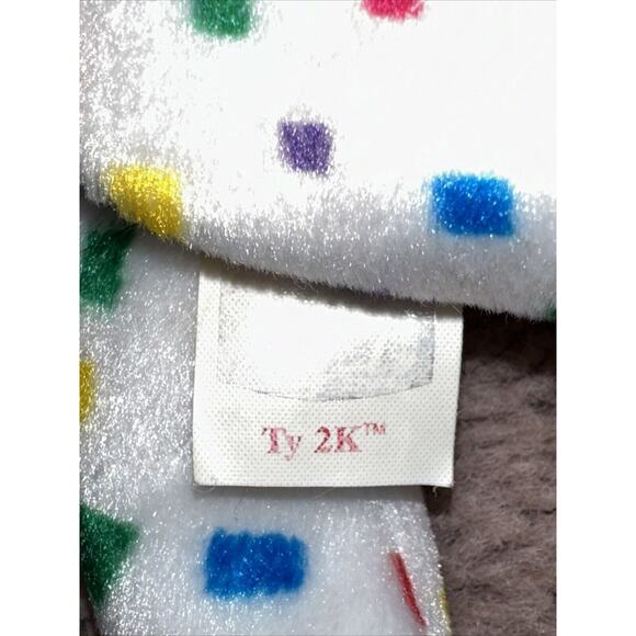 Ty Beanie Baby Ty 2K Bear Rare, Retired, w/errors - Perfect Condition - Picture 3 of 4